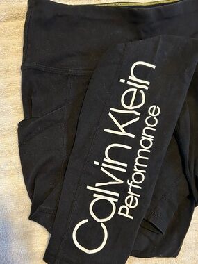 Calvin Klein Black Performance High-Waist Leggings